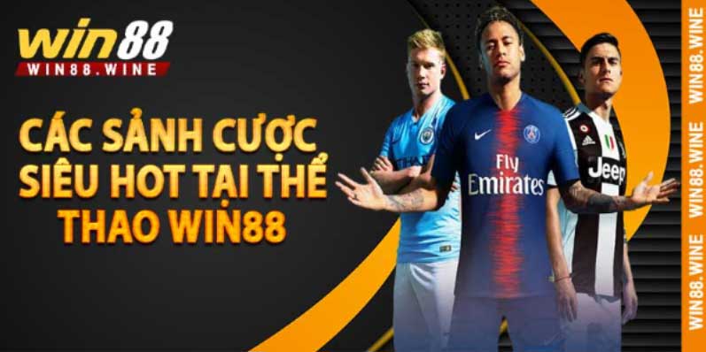 Các sảnh cược siêu hot tại thể thao win88